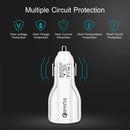 Quick Charge 3.0 Dual USB Car Charger