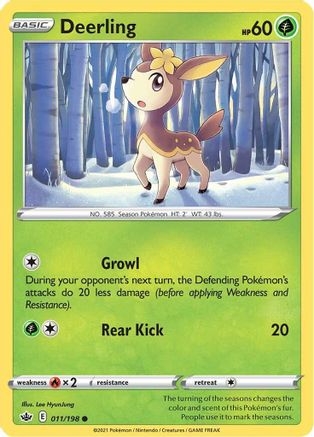 Deerling 011/198 - SWSH06 Chilling Reign