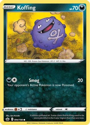 Koffing 094/198 - SWSH06 Chilling Reign