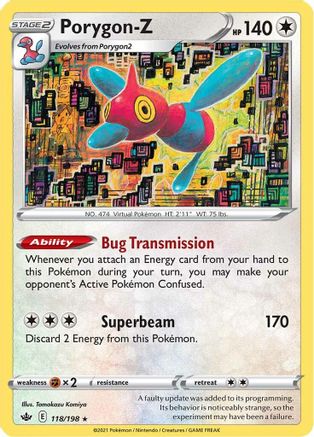 Porygon-Z 118/198 - SWSH06 Chilling Reign Holofoil