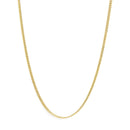 Semi-Solid 14K Yellow Gold 4.5mm Miami Cuban Chain Necklace - Unisex Chain - 22 Inches