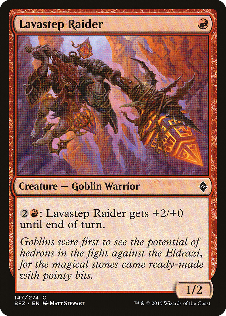 Lavastep Raider (BFZ-147) - Battle for Zendikar