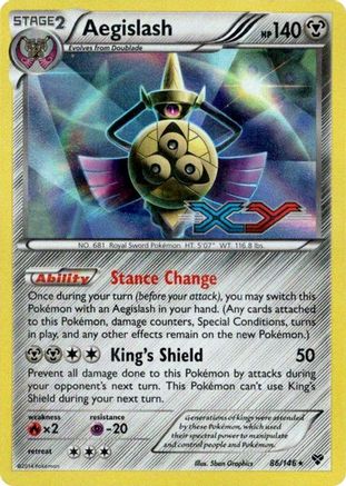 Aegislash (Prerelease) 086/146 - XY Promos Holofoil