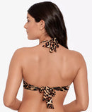 Lauren Ralph Lauren Leopard Print Bikini Top, Size 4