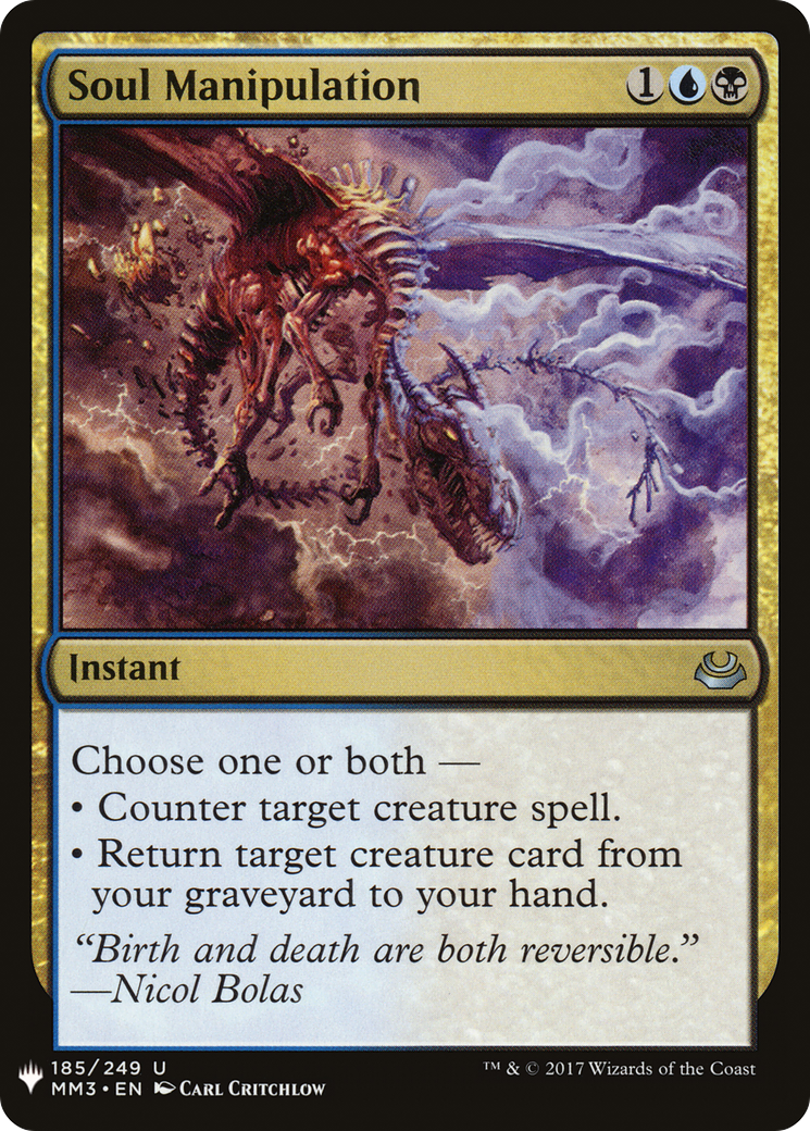 Soul Manipulation (LIST-MM3-185) - The List