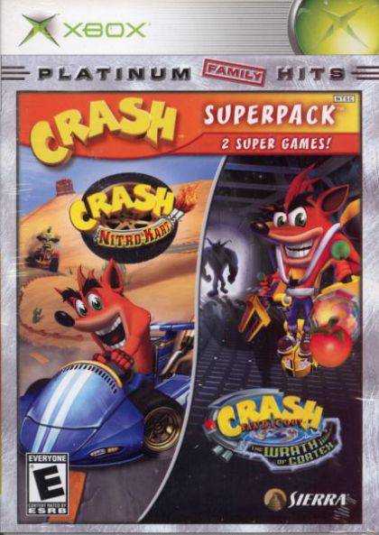 Crash Superpack - Crash Nitro Kart / Crash Bandicoot: The Wrath of Cortex (Xbox)