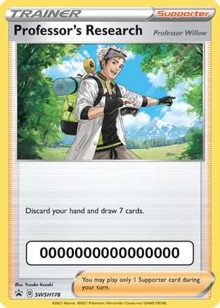 Professor's Research (with Pokemon Go Code) SWSH178 - SWSH Sword & Shield Promo Cards