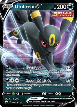 Umbreon V 094/203 - SWSH07 Evolving Skies Holofoil