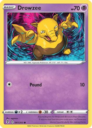 Drowzee 061/203 - SWSH07 Evolving Skies
