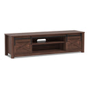 65 Inch Flat Sliding Barn Door TV Stand