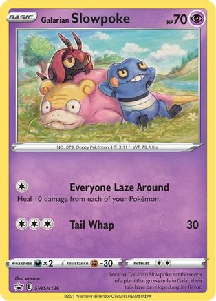 Galarian Slowpoke SWSH126/307 - SWSH Sword & Shield Promo Cards Holofoil