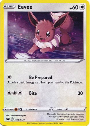Eevee SWSH127/307 - SWSH Sword & Shield Promo Cards Holofoil