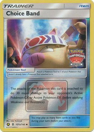 Choice Band (Oceania Championships) 121a/145 - League & Championship Cards Reverse Holofoil