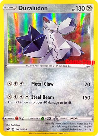 Duraludon (Gamestop Exclusive) SWSH028 - Miscellaneous Cards & Products Holofoil