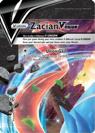 Zacian V-UNION SWSH163/307 - SWSH Sword & Shield Promo Cards Holofoil