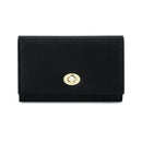 Luxury Leather Influencer-Style Womens Wallet With A Lock Closure