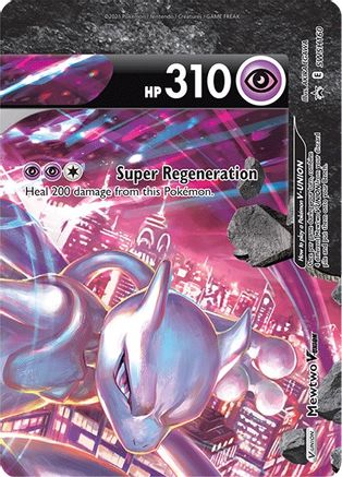 Mewtwo V-UNION SWSH160/307 - SWSH Sword & Shield Promo Cards Holofoil