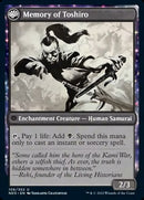 Life of Toshiro Umezawa // Memory of Toshiro (NEO-108) - Kamigawa: Neon Dynasty: (fandfc, enchantment) Foil