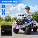 24V Electric Ride On Quad with LED Headlights
