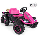 24V Ride on Tractor with Detachable Trailer and Music for Boys Girls