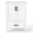 24.5" Bathroom Vanity with Ceramic Sink and Drawer