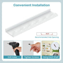 Wall-Mounted Picture Ledge Shelf Set of 4 - 24 Inch White