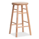 24" Swivel Bar Stools Set of 2 with Footrests