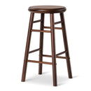 24" Swivel Bar Stools Set of 2 with Footrests