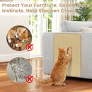 Cat Scratcher Mat Set - 6 Piece Natural Sisal Furniture Protector