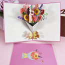 3D Hand-carved Paper Blessing Card