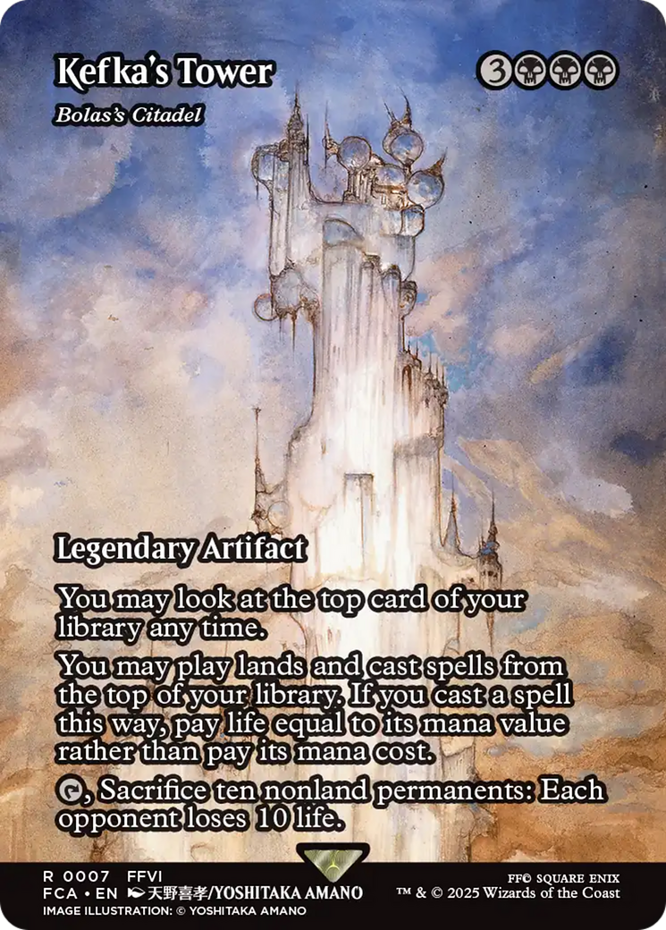 Bolas's Citadel (FCA-007) - FINAL FANTASY: Through the Ages / Kefka's Tower (Borderless) Foil