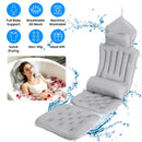 Full Body Bath Pillow with Lumbar Support & Suction Cups