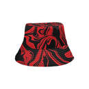 Red and Black Slime Oil Spill Bucket Hat