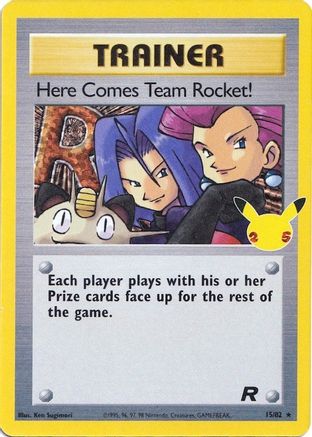Here Comes Team Rocket! 015/82 - Celebrations Classic Collection Holofoil