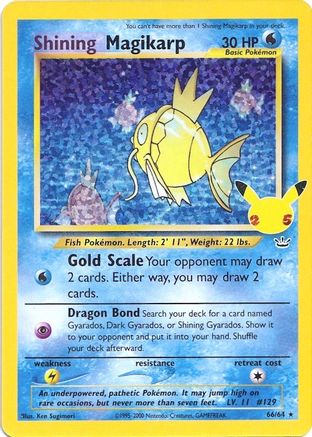 Shining Magikarp 066/64 - Celebrations Classic Collection Holofoil