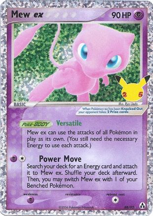 Mew ex 088/92 - Celebrations Classic Collection Holofoil