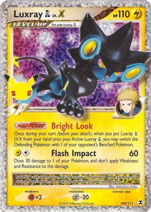 Luxray GL LV.X 109/111 - Celebrations Classic Collection Holofoil