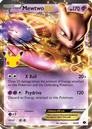 Mewtwo EX 054/99 - Celebrations Classic Collection Holofoil