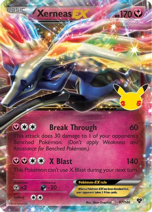 Xerneas EX 097/146 - Celebrations Classic Collection Holofoil