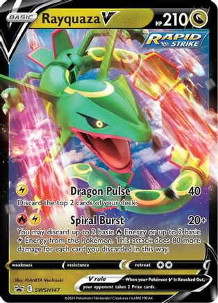 Rayquaza V SWSH147/307 - SWSH Sword & Shield Promo Cards Holofoil