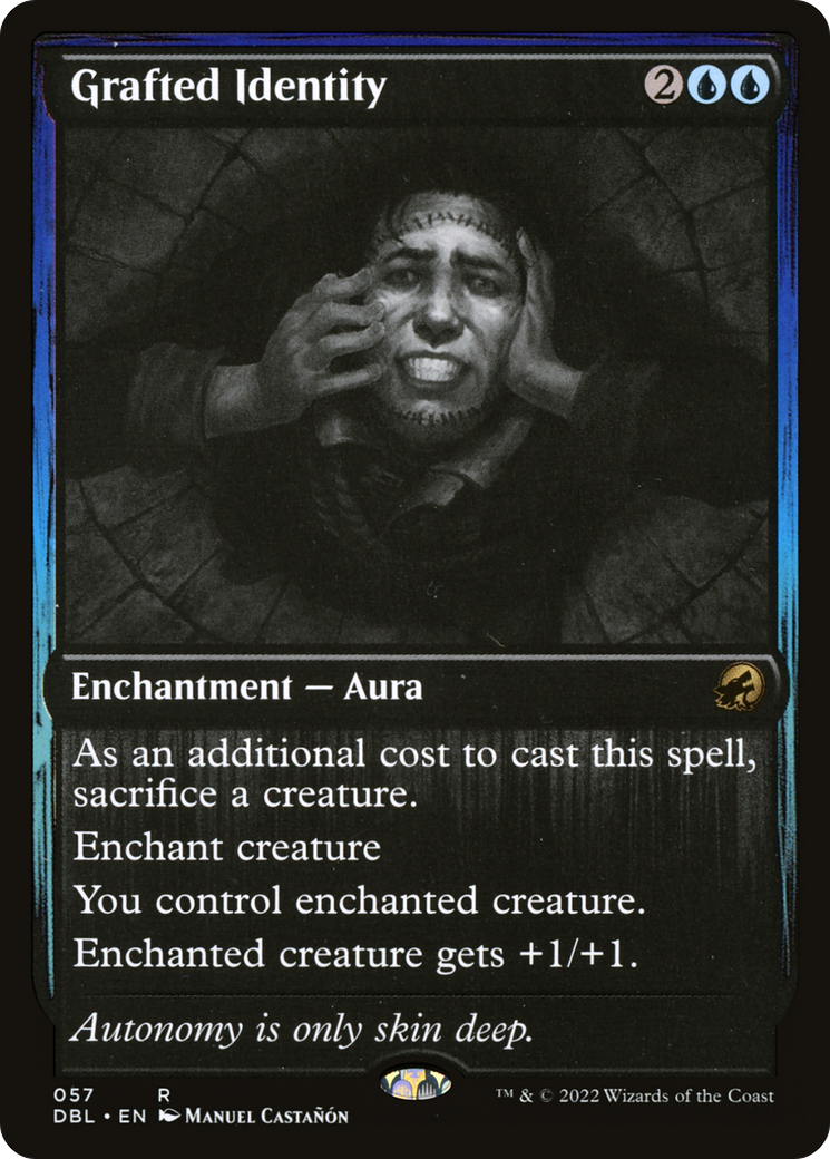 Grafted Identity (DBL-057) - Innistrad: Double Feature Foil
