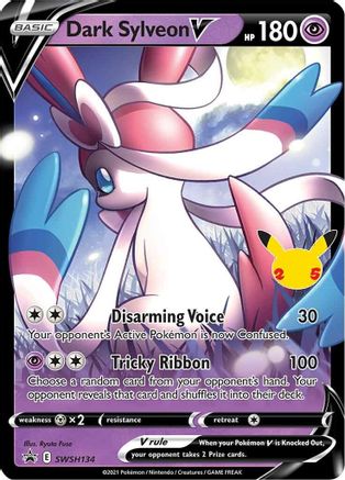 Dark Sylveon V SWSH134/307 - SWSH Sword & Shield Promo Cards Holofoil