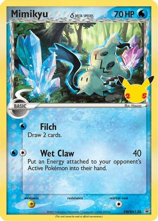 Mimikyu (Delta Species) SWSH136/307 - SWSH Sword & Shield Promo Cards Holofoil