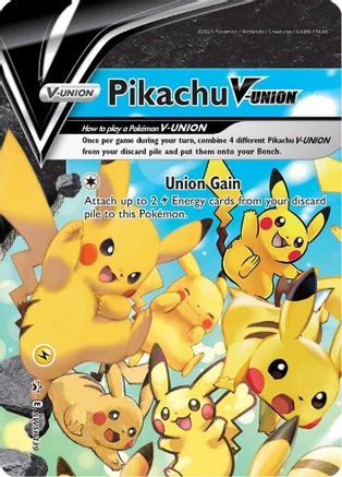 Pikachu V-Union SWSH139/307 - SWSH Sword & Shield Promo Cards Holofoil