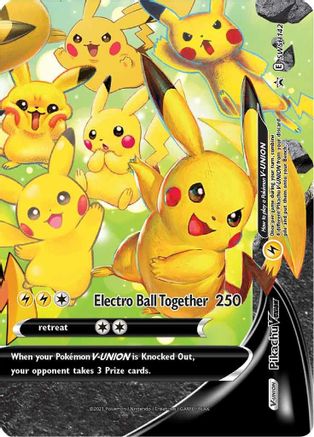 Pikachu V-Union SWSH142/307 - SWSH Sword & Shield Promo Cards Holofoil