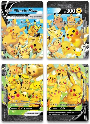 PikachuV-Union [Set of ]  - SWSH Sword & Shield Promo Cards Holofoil