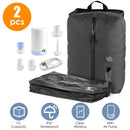 17L Vacuum Storage Bags with Rechargeable Pump (2-Pack)