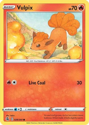 Vulpix 028/264 - SWSH08 Fusion Strike