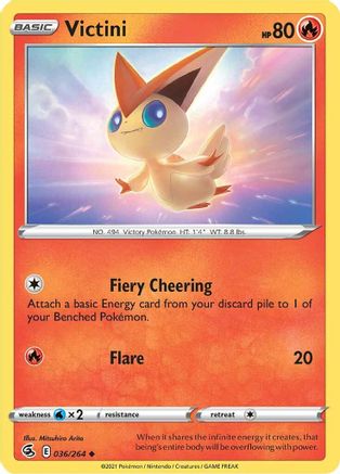 Victini 036/264 - SWSH08 Fusion Strike
