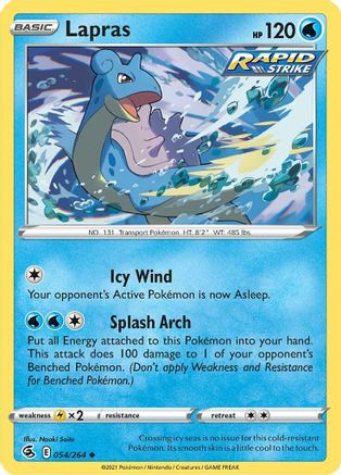 Lapras 054/264 - SWSH08 Fusion Strike